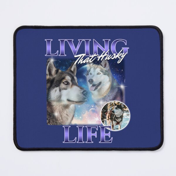 Item preview, Living That Husky Life– Funny Siberian Husky Dog Lover T-Shirt | Husky Mom & Husky Dad Gift designed and sold by LugosTees.