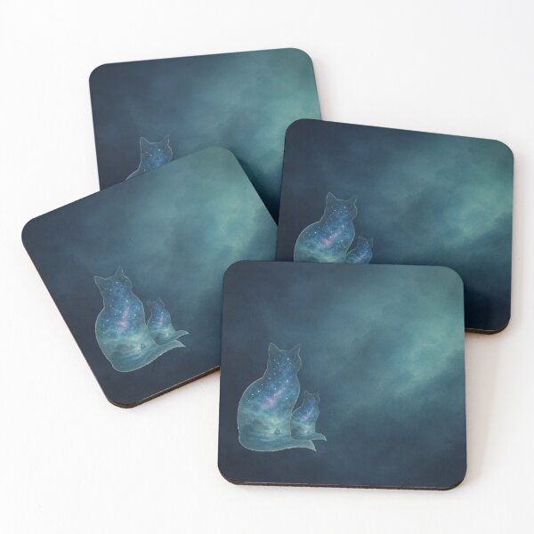 Item preview, Purrfect Voyagers – Cosmic Cat Galaxy Art designed and sold by PurrfectWhisper.
