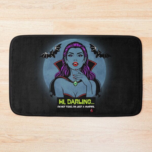 Item preview, Hi, Darling... I'm Not Toxic, I'm Just a Vampire | Funny Dracula woman Halloween Design designed and sold by creepyprints.