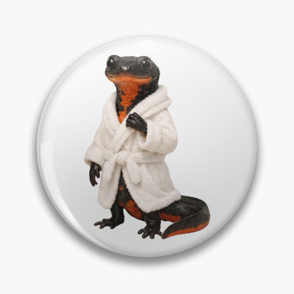 Item preview, Bathrobe Fire-bellied Newt designed and sold by Sillytoe.