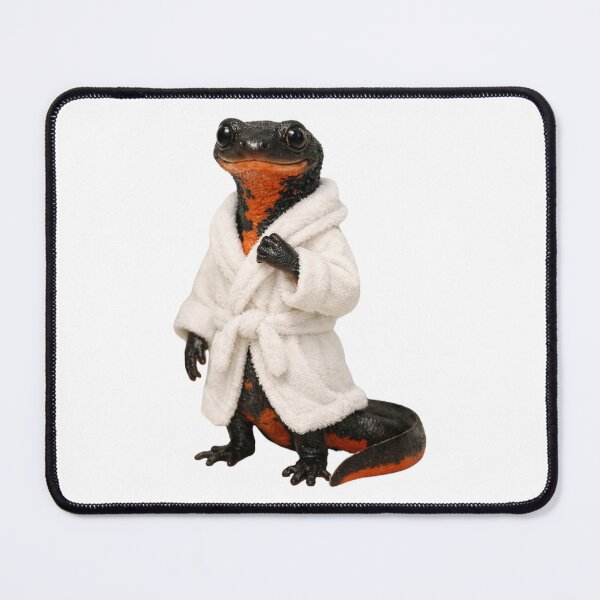 Item preview, Bathrobe Fire-bellied Newt designed and sold by Sillytoe.