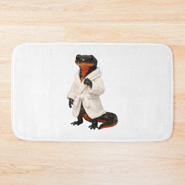 Item preview, Bathrobe Fire-bellied Newt designed and sold by Sillytoe.