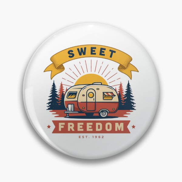 Artikelvorschau, Sweet Freedom Vintage Camper Design entworfen und verkauft von Patrinonova.