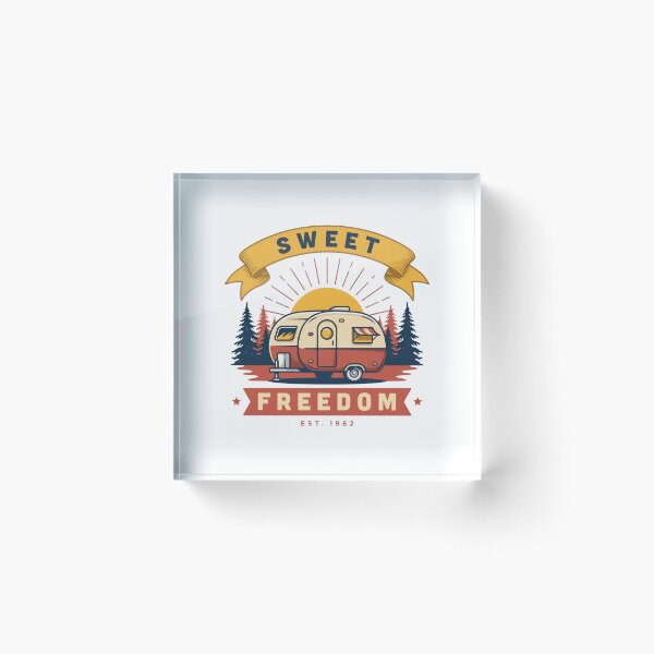 Item preview, Sweet Freedom Vintage Camper Design  designed and sold by Patrinonova.