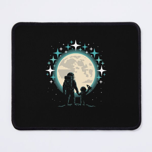 Item preview, Astronaut Father Child Moon Stars Space Dreamer designed and sold by SofenArt.