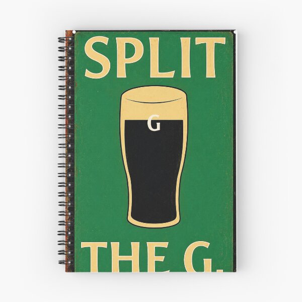 Item preview, Split the G Funny Irish Stout Pub Humor Sign Design designed and sold by GarnerSupplyCo.