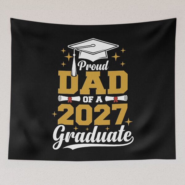 Item preview, Proud Dad Of A 2027 Graduate Father Class Of 2027 designed and sold by SofenArt.