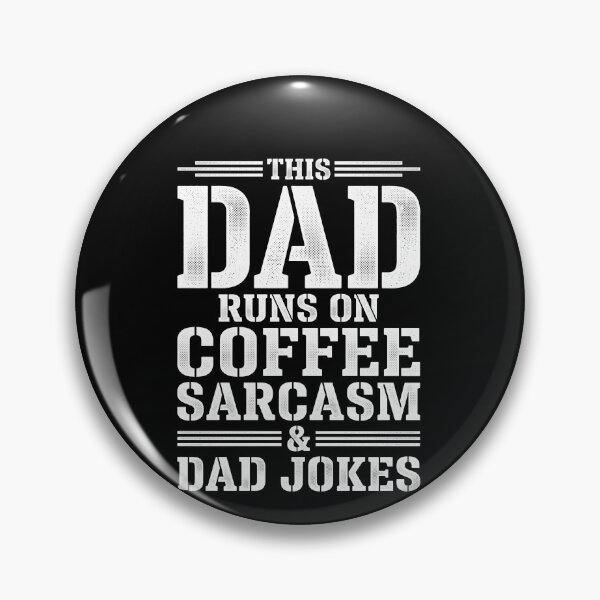 Item preview, This Dad Runs On Coffee Sarcasm & Dad Jokes Funny Father Coffee Lover designed and sold by SofenArt.