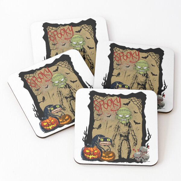 Item preview, Spooky Zombie Monster Vintage Halloween - halloween gifts designed and sold by VibranPalette.