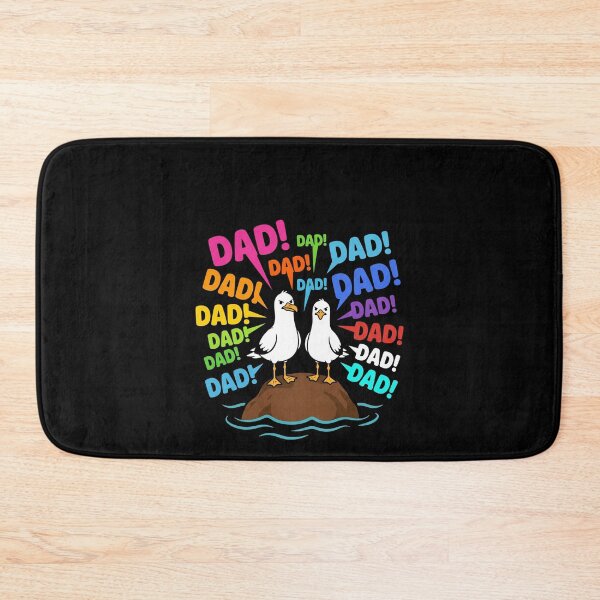 Item preview, Dad! Dad! Dad! Seagull Funny Father Parenting Humor designed and sold by SofenArt.