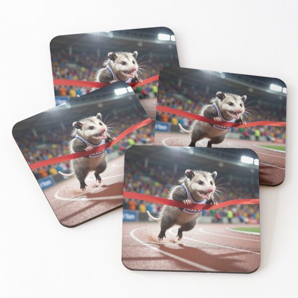 Item preview, Possum Surges Across the Finish Line designed and sold by Tridentulus.