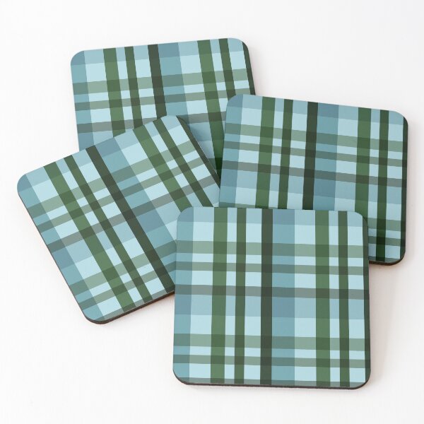 Item preview, Evergreen tide 2 plaid pattern designed and sold by KmcA-designs.