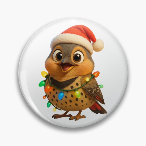 Item preview, Christmas Northern Flicker designed and sold by Sillytoe.