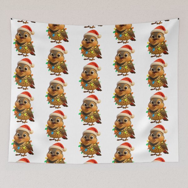 Item preview, Christmas Northern Flicker designed and sold by Sillytoe.