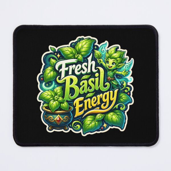 Item preview, Fresh Basil Energy Fairy Sticker designed and sold by Sketchlegacy.