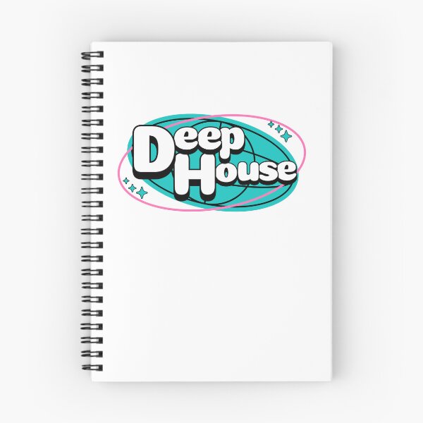 Item preview, DEEP HOUSE - Deep Globe Retro (Blue)  designed and sold by Discothreadz.