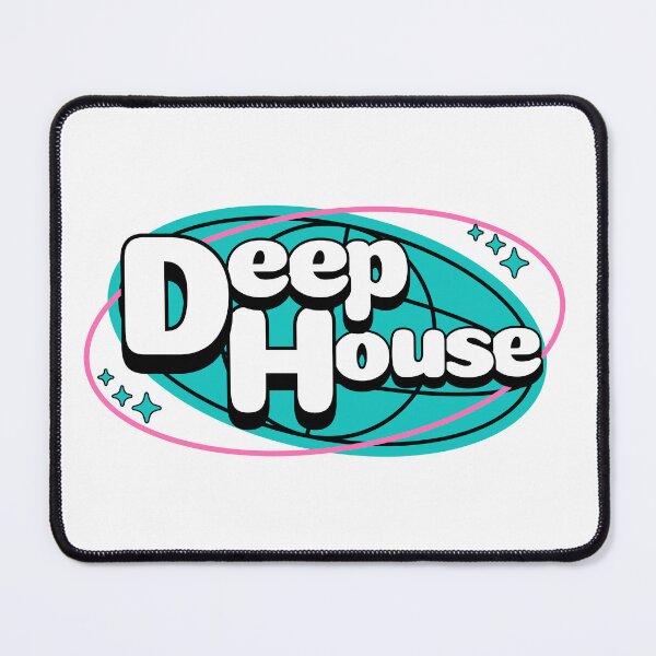 Item preview, DEEP HOUSE - Deep Globe Retro (Blue)  designed and sold by Discothreadz.