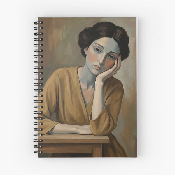 Item preview, Painted Woman at Table #1 designed and sold by DroneWorks Creative.