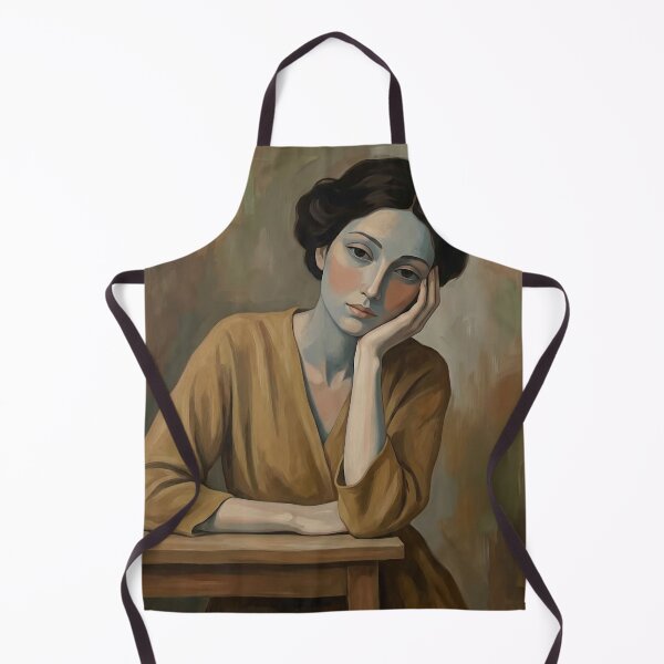 Item preview, Painted Woman at Table #1 designed and sold by DroneWorks Creative.