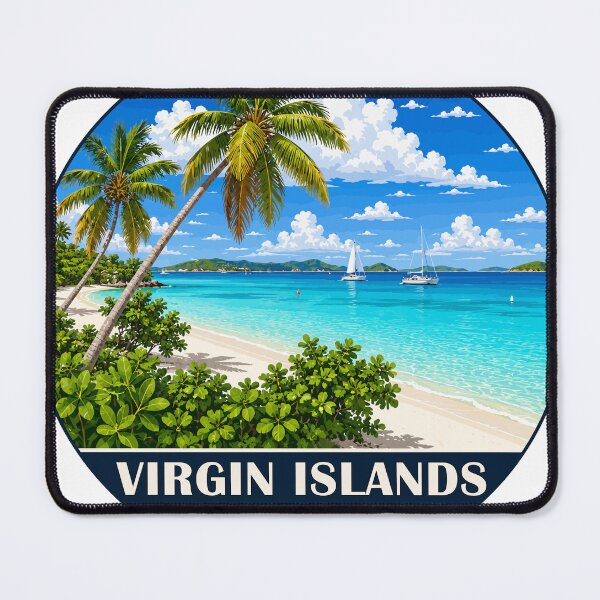 Item preview, Virgin Islands National Park Caribbean Beach Shirt designed and sold by Gideon Emmerich.