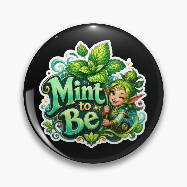 Item preview, Mint to Be Fantasy Herb Sticker  designed and sold by Sketchlegacy.