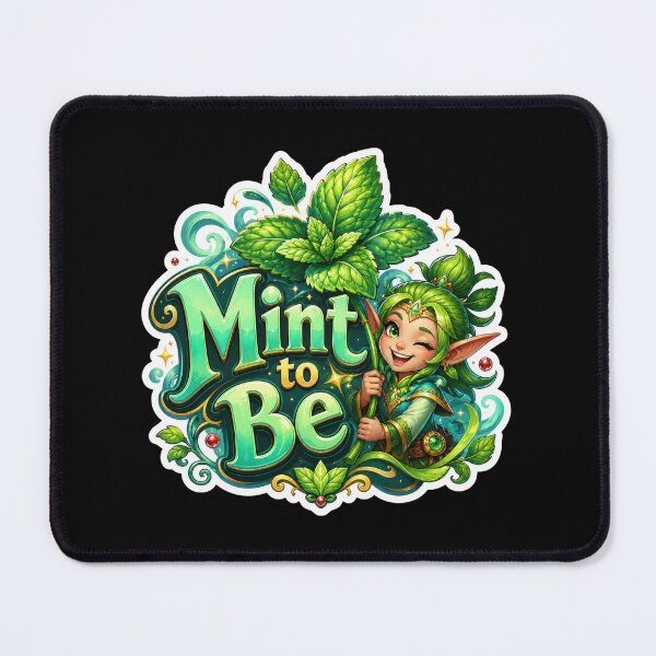 Item preview, Mint to Be Fantasy Herb Sticker  designed and sold by Sketchlegacy.