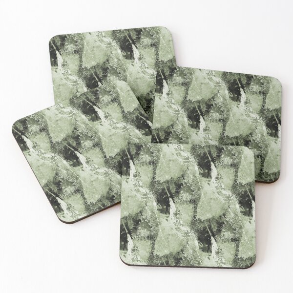Item preview, Grunge Textured Abstract in Green and Black designed and sold by Artistestella.