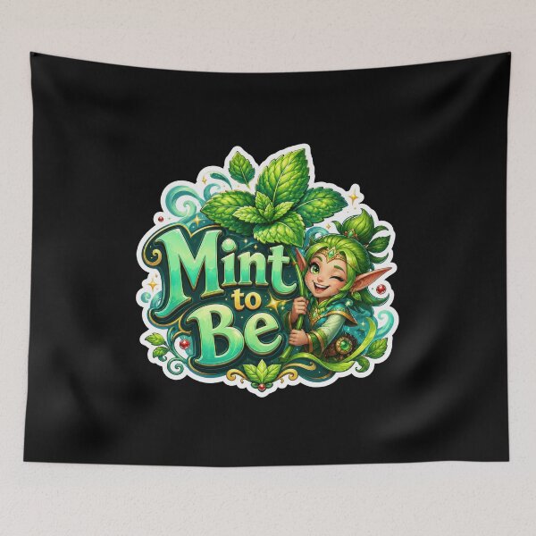Item preview, Mint to Be Fantasy Herb Sticker  designed and sold by Sketchlegacy.