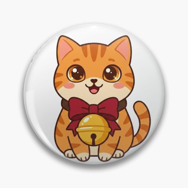 Item preview, The Bell Makes Me Extra Cute | Adorable Cat with Bell Collar designed and sold by morning sun.