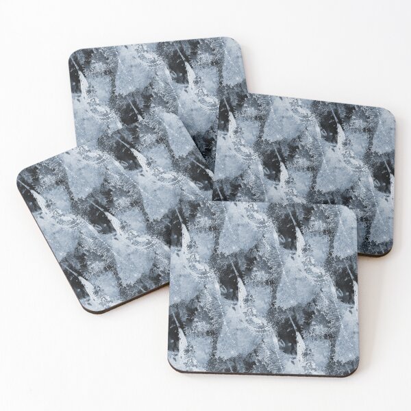 Item preview, Grunge Textured Abstract in Blue and Black designed and sold by Artistestella.