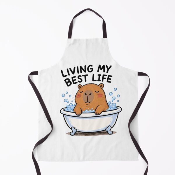 Item preview, Living My Best Life Capybara in Bathtub - Lazy Anti Design T-Shirt designed and sold by Arties4Bread⭐⭐⭐⭐⭐.