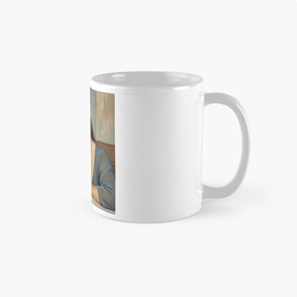 Item preview, Portrait of Woman at Table #2 designed and sold by DroneWorks Creative.