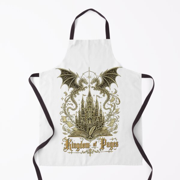 Item preview, Fantasy Book Lover Art Kingdom of Pages Dark Academia Castle Design designed and sold by Passionread.
