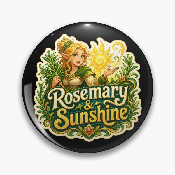 Item preview, Rosemary & Sunshine Fantasy Elf Sticker designed and sold by Sketchlegacy.