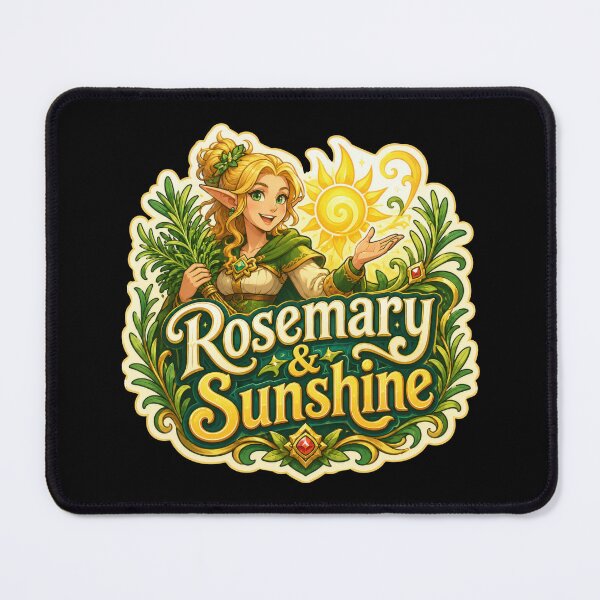 Item preview, Rosemary & Sunshine Fantasy Elf Sticker designed and sold by Sketchlegacy.