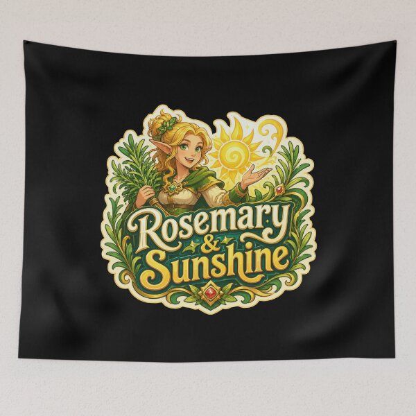 Item preview, Rosemary & Sunshine Fantasy Elf Sticker designed and sold by Sketchlegacy.
