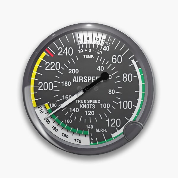 Item preview, Cockpit Airspeed Indicator designed and sold by Squirrel Adventurous.