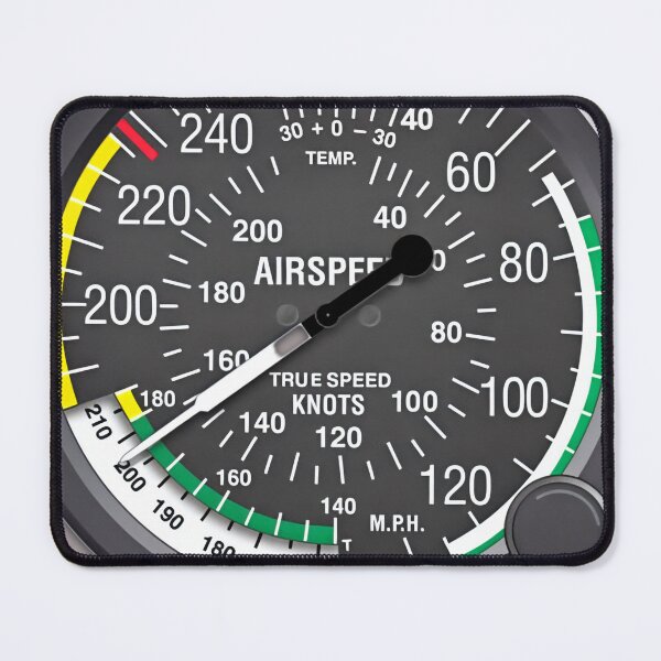 Item preview, Cockpit Airspeed Indicator designed and sold by Squirrel Adventurous.