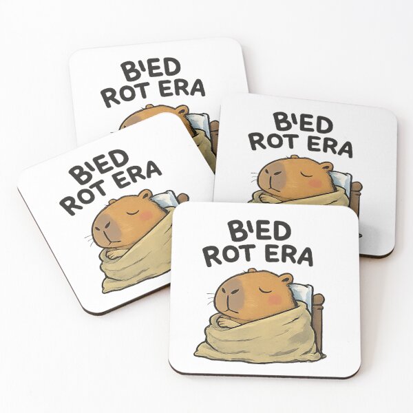 Item preview, Bed Rot Era Capybara - Lazy Girl Anti Design T-Shirt designed and sold by Arties4Bread⭐⭐⭐⭐⭐.