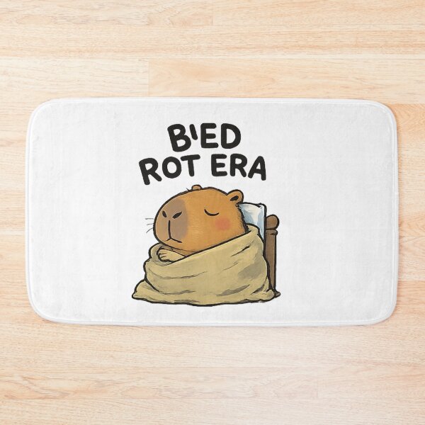 Item preview, Bed Rot Era Capybara - Lazy Girl Anti Design T-Shirt designed and sold by Arties4Bread⭐⭐⭐⭐⭐.