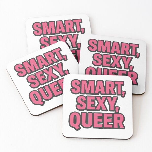 Item preview, Smart Sexy Queer Bold Pink LGBTQ Queer Pride Statement designed and sold by Haus Of Sin.