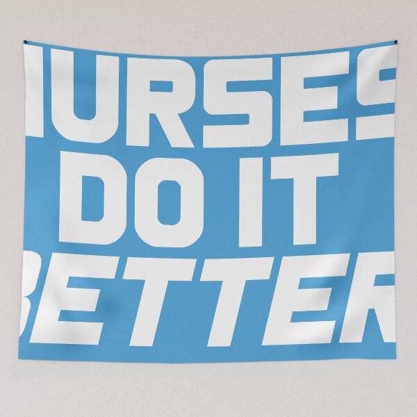 Item preview, Nurses Do It Better - Retro Bold Slogan Tee designed and sold by InsideOutside.