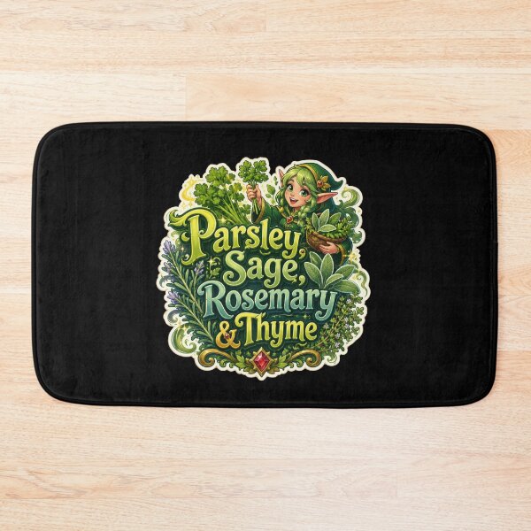 Item preview, Parsley, Sage, Rosemary & Thyme Fantasy Herb Sticker  designed and sold by Sketchlegacy.