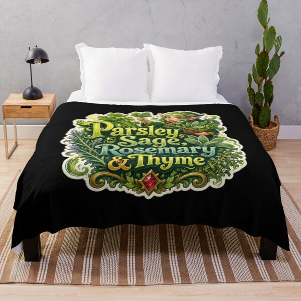Item preview, Parsley, Sage, Rosemary & Thyme Fantasy Herb Sticker designed and sold by Sketchlegacy.