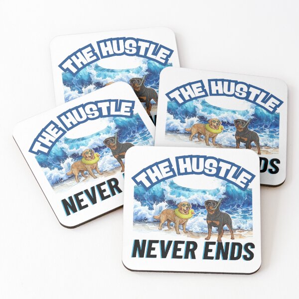 Item preview, the hustle never end designed and sold by NinaCreator.
