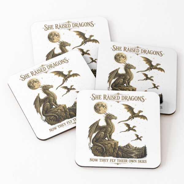 Item preview, Proud Dragon Mom Gift She Raised Dragons Now They Fly Their Own Skies designed and sold by Passionread.