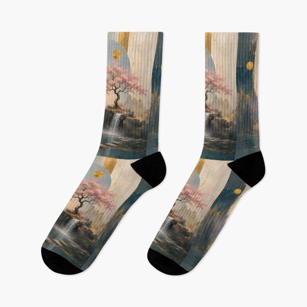 Item preview, Impressionist painting Cherry Blossom artwork landscape Post-Impressionist floral designed and sold by BlueLineLAX.