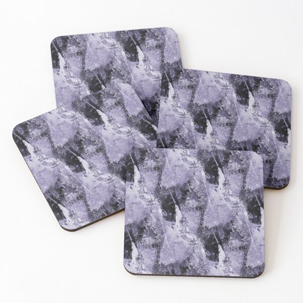 Item preview, Grunge Textured Abstract in Purple and Black designed and sold by Artistestella.