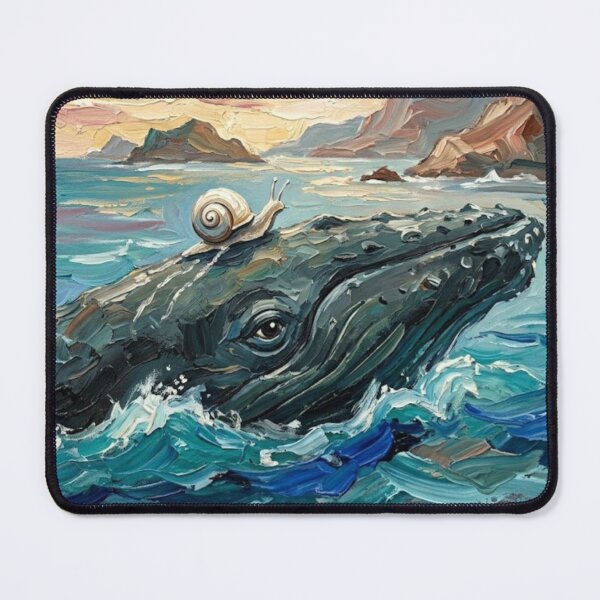 Item preview, A Journey Across the Wide, Wonderful World – The Snail and the Whale Fine Art Print designed and sold by Art's Diner.
