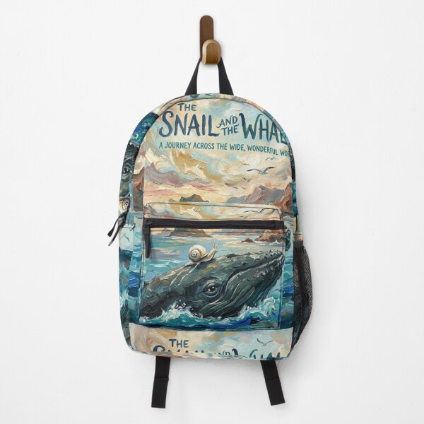 Item preview, A Journey Across the Wide, Wonderful World – The Snail and the Whale Fine Art Print designed and sold by Art's Diner.